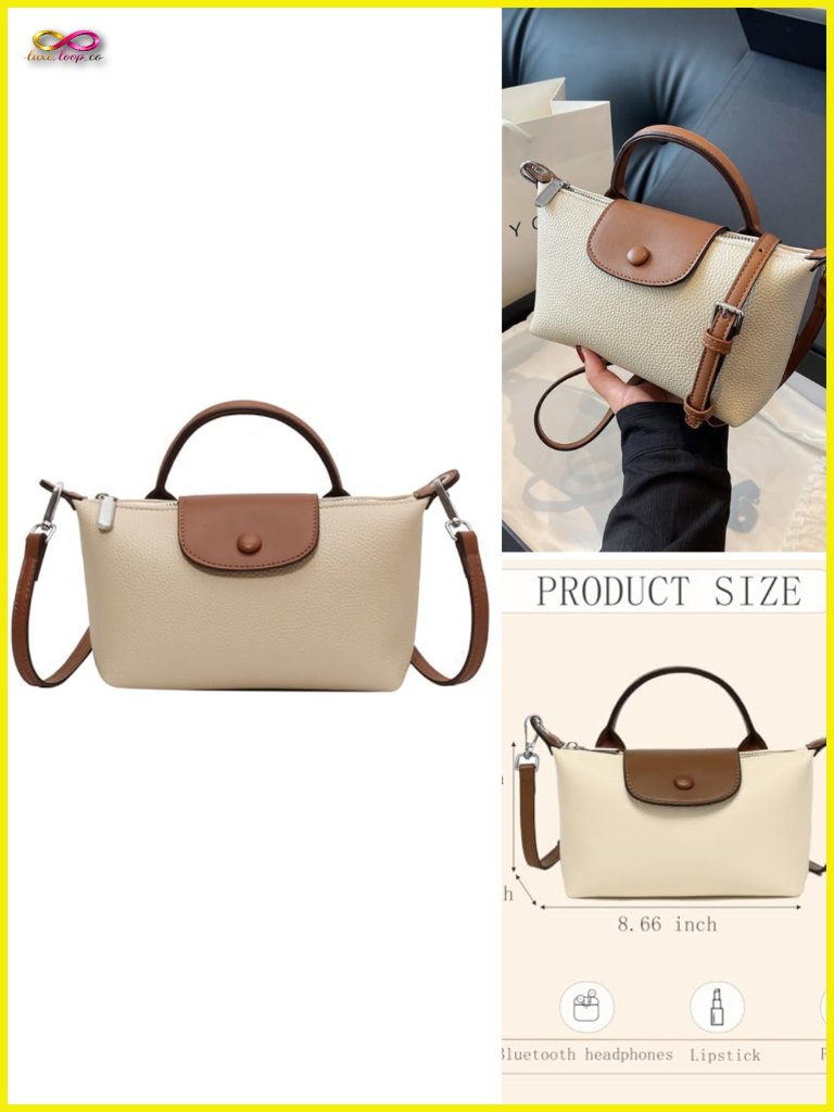 Vegan Leather Quilted Crossbody Mini Handbag With Adjustable Strap